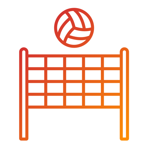 red de voleibol Generic Gradient icono