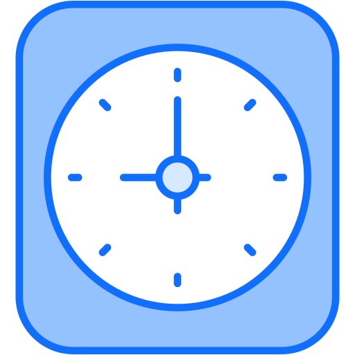 時間 Generic Blue icon