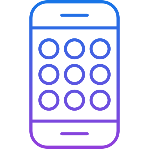 teléfono Generic Gradient icono