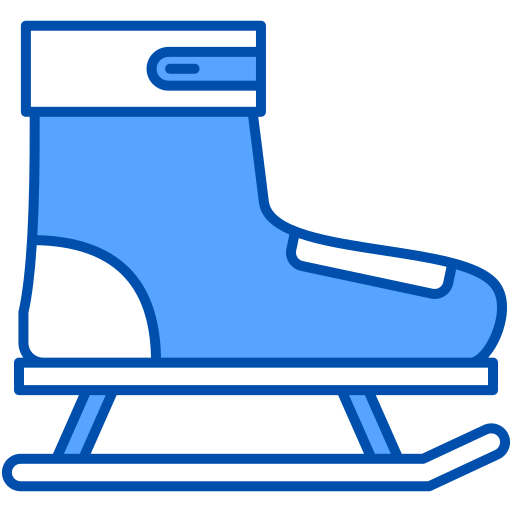 patinagem no gelo Generic Blue Ícone