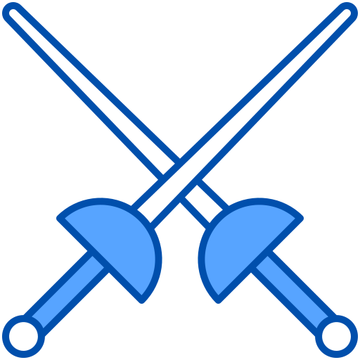 Fencing Generic Blue icon