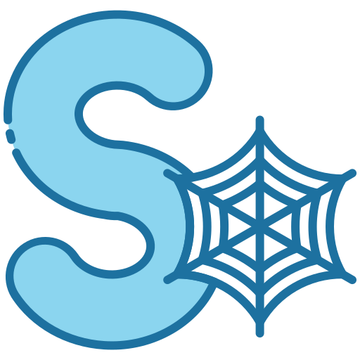 Spiderweb Generic Blue icon