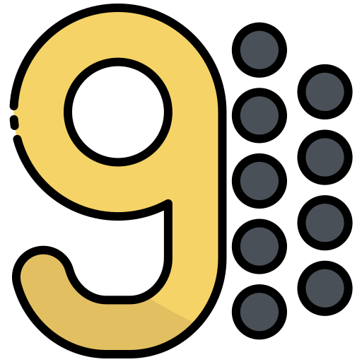 nueve Generic Outline Color icono