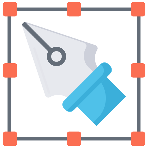 Bezier tool Generic Flat icon