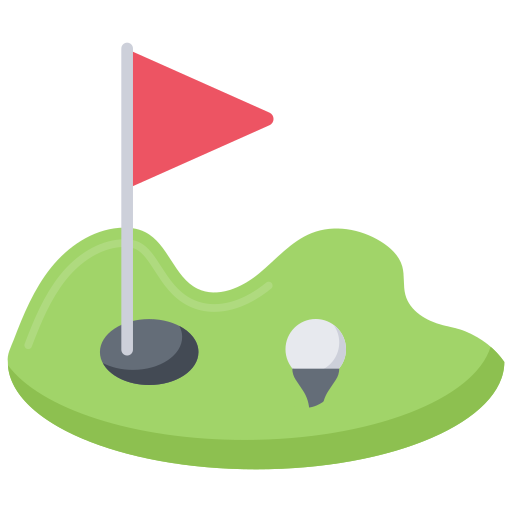 bandeira de golfe Generic Flat Ícone