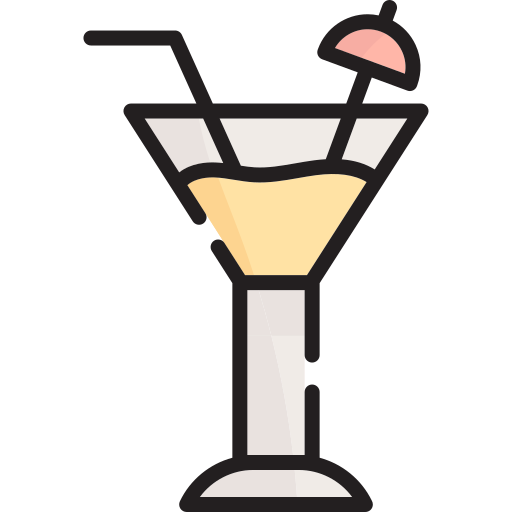 Cocktail Generic Outline Color icon