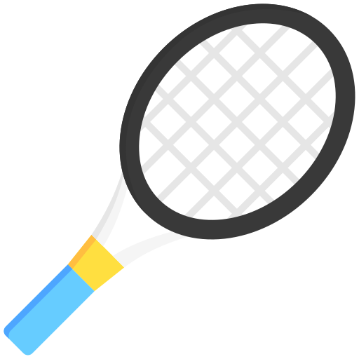 tennisracket Generic Flat icoon