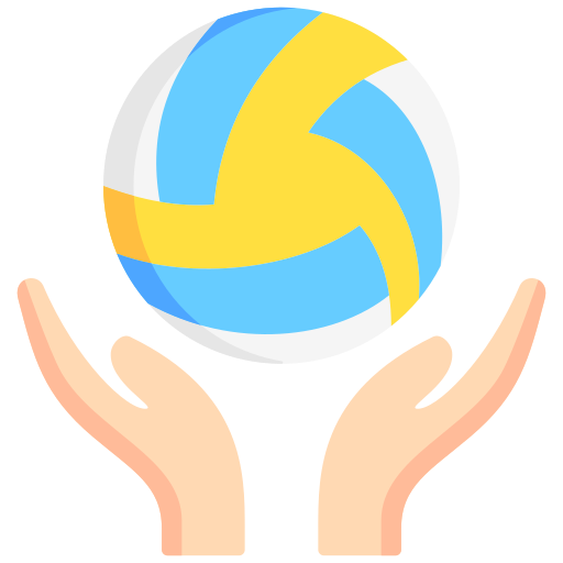 volleybal Generic Flat icoon