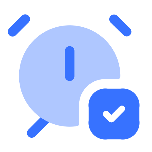 Alarm on Generic Blue icon