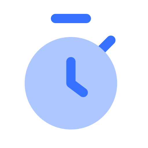 스톱워치 Generic Blue icon