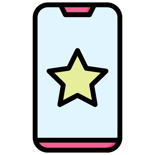 móvil Generic Outline Color icono
