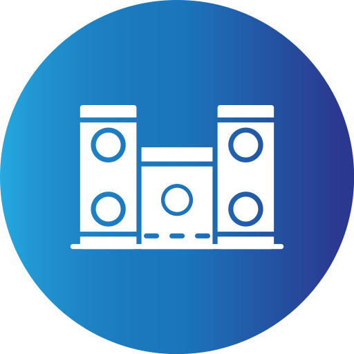 Speakers Generic Blue icon