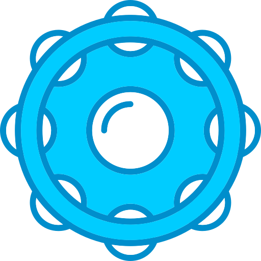 pandereta Generic Blue icono