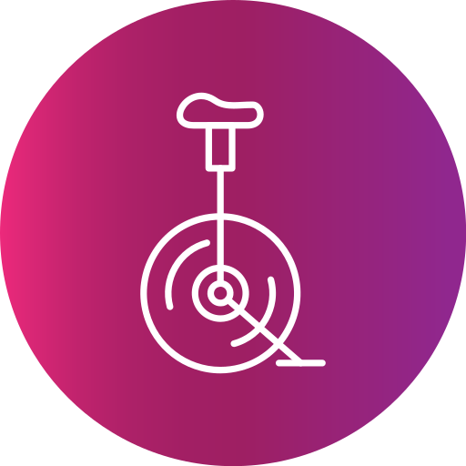 monocycle Generic Flat Gradient Icône