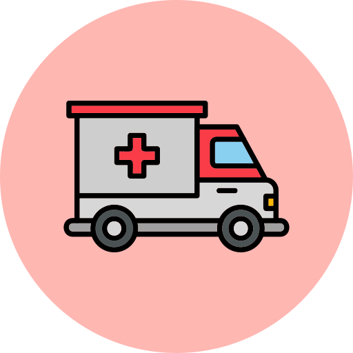 ambulance Generic Outline Color icoon