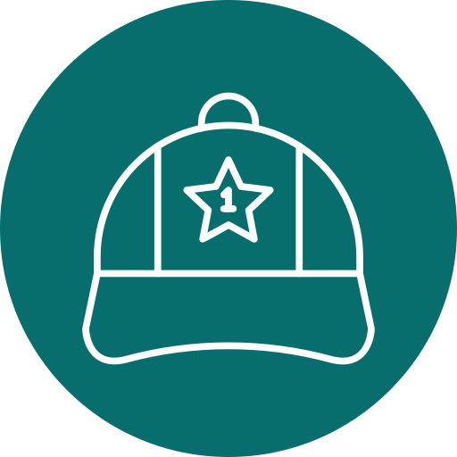 gorra de beisbol Generic Flat icono
