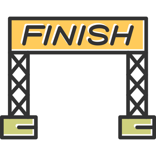 Finish line Generic Color Omission icon