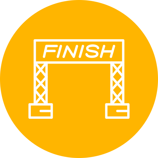 Finish line Generic Flat icon