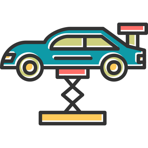 Car lifter Generic Color Omission icon