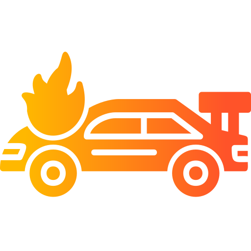 自動車事故 Generic Flat Gradient icon