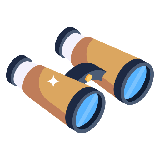 Binoculars Generic Isometric icon