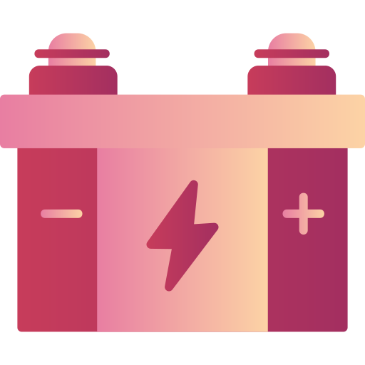 車の電池 Generic Flat Gradient icon