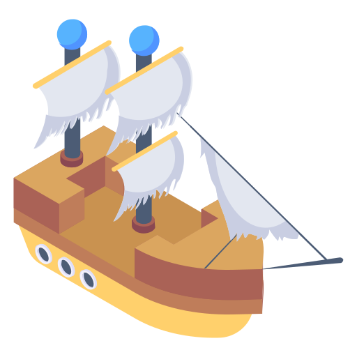 Пиратский корабль Generic Isometric иконка