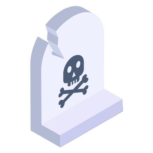 Tombstone Generic Isometric icon
