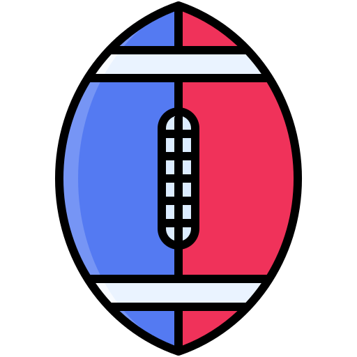 럭비공 Generic Outline Color icon