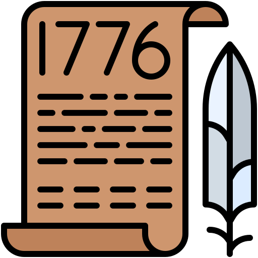 Декларация независимости Generic Outline Color иконка