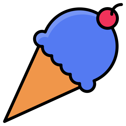 아이스크림 콘 Generic Outline Color icon