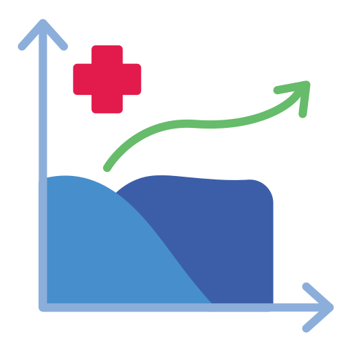 Wave graph Generic Flat icon