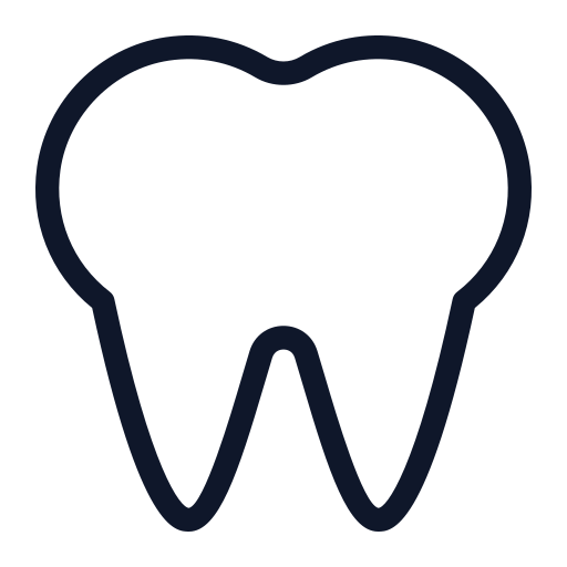 Tooth Generic Outline Color icon