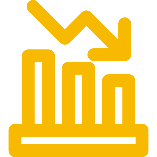 Chart down Generic Simple Colors icon