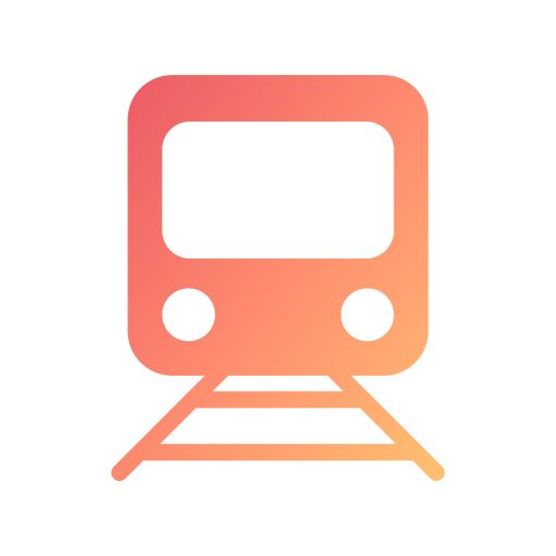 tren Generic Flat Gradient icono
