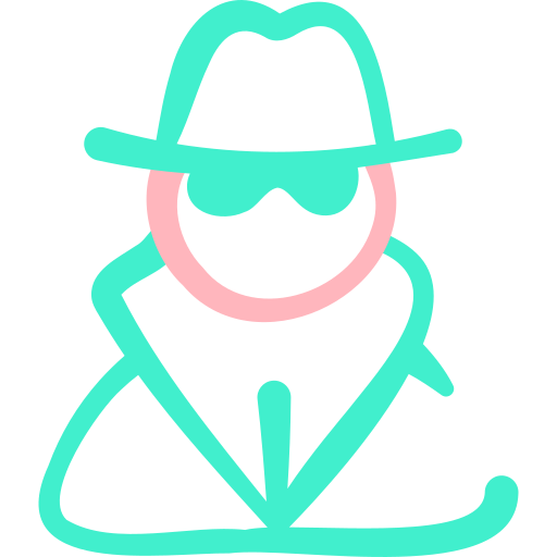 hacker Basic Hand Drawn Color icono