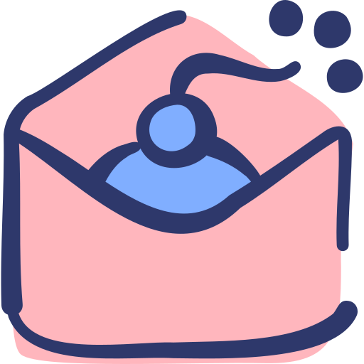 email Basic Hand Drawn Lineal Color icon