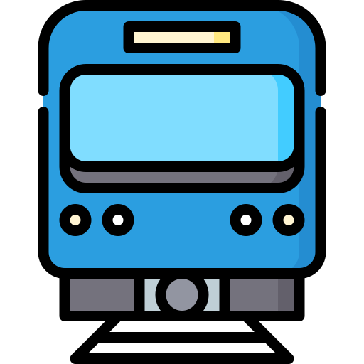Public transport Special Lineal color icon
