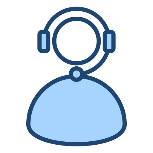 Customer service Generic Blue icon