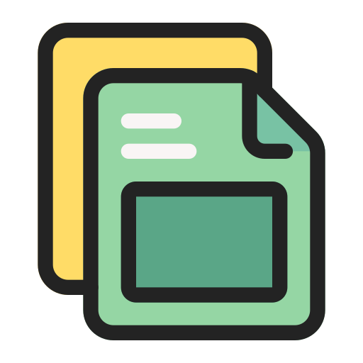 Paperwork Generic Outline Color icon