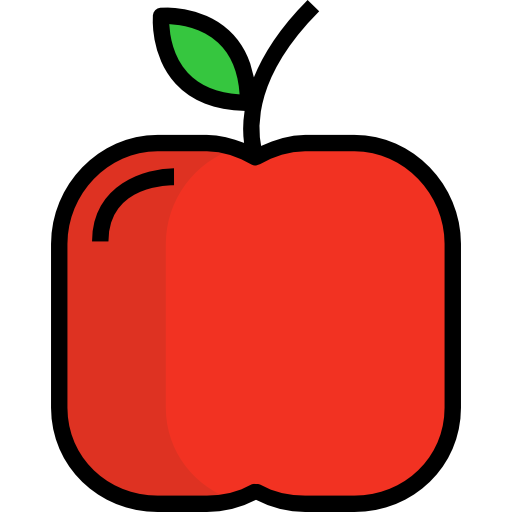 사과 kank Lineal Color icon