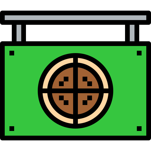 음식 kank Lineal Color icon