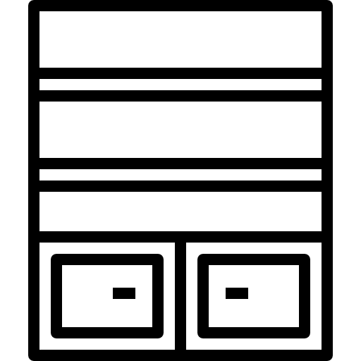 bücherregal kank Lineal icon