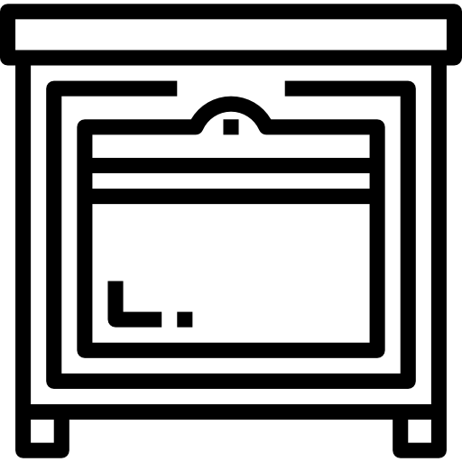piekarnik kank Lineal ikona