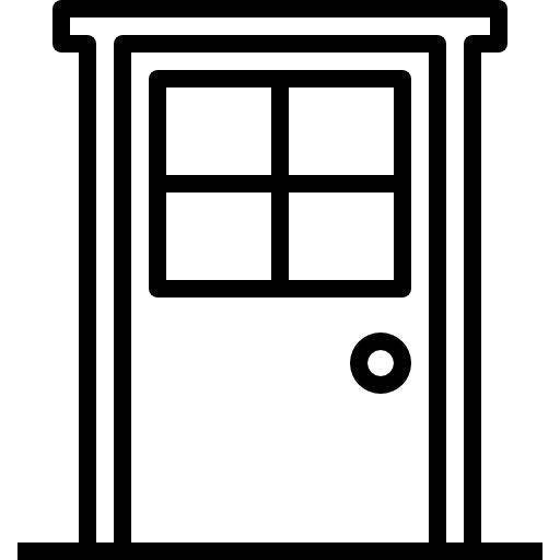 문 kank Lineal icon