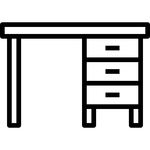 mesa kank Lineal icono