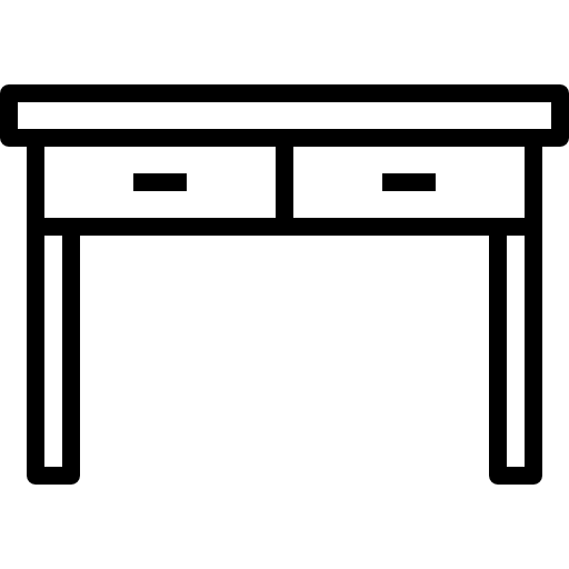 mesa kank Lineal icono