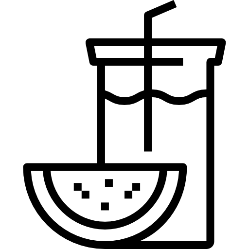 succo di anguria kank Lineal icona