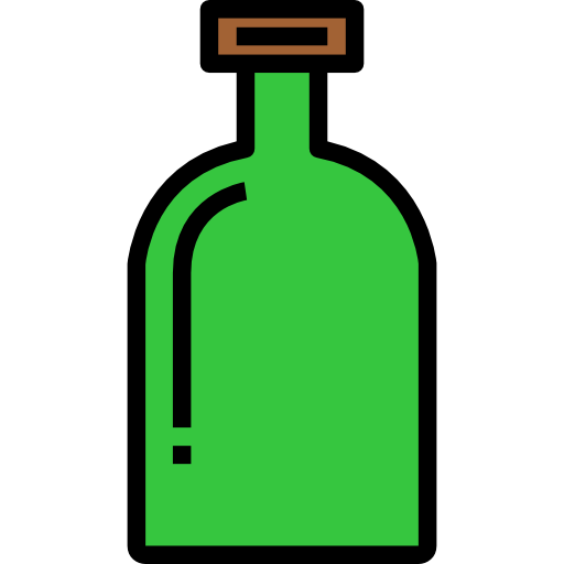 flasche kank Lineal Color icon