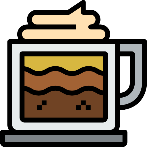 filiżanka kawy kank Lineal Color ikona